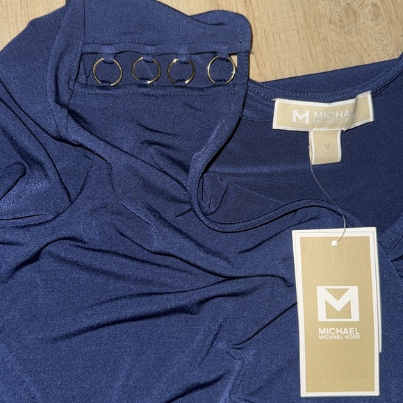 Navy blue Michael Kors dress top - Picture 2 of 4